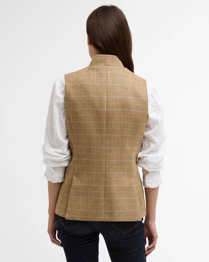 Barbour, Vest, Dame, Petunia- Blue Tweed