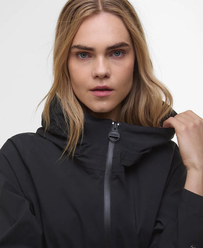 Barbour Kyra Longline Regnjakke – Creme