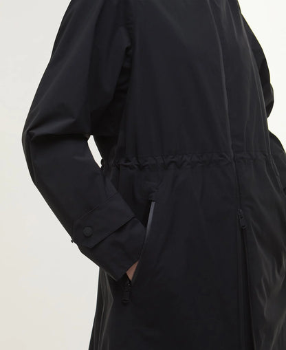Barbour Kyra Longline Regnjakke – Creme