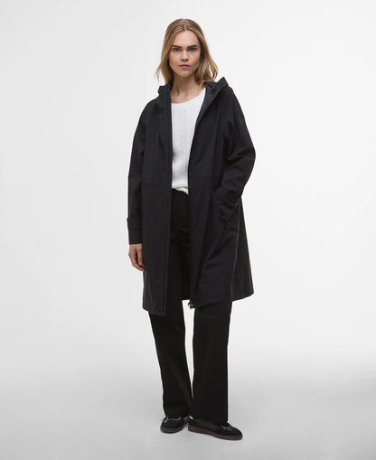 Barbour Kyra Longline Regnjakke – Creme