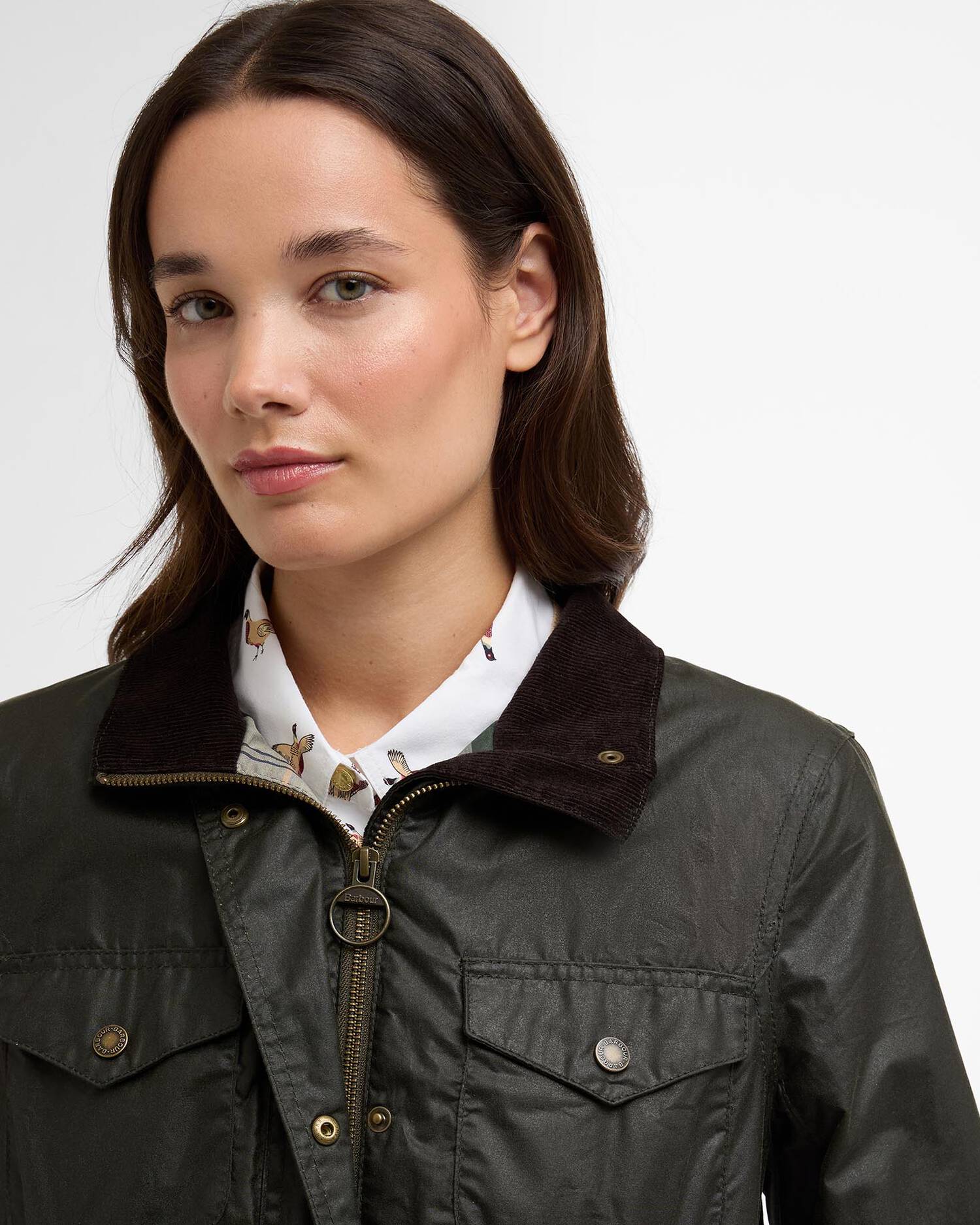 Barbour, Wax jakke, Dame, summer sapper- Olive