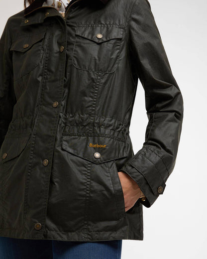 Barbour, Wax jakke, Dame, summer sapper- Olive