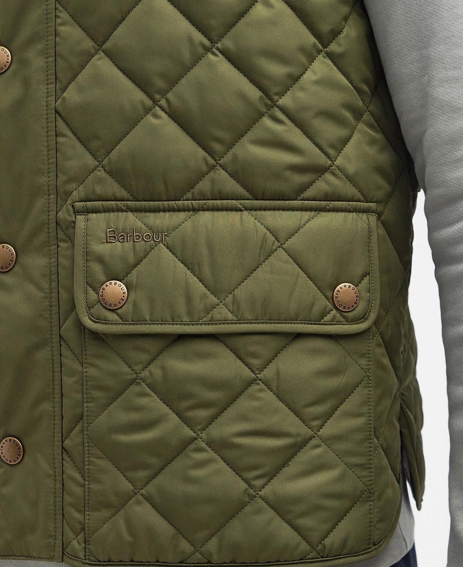 Barbour - Herre, Vest Lowerdale Gilet - Dark-green