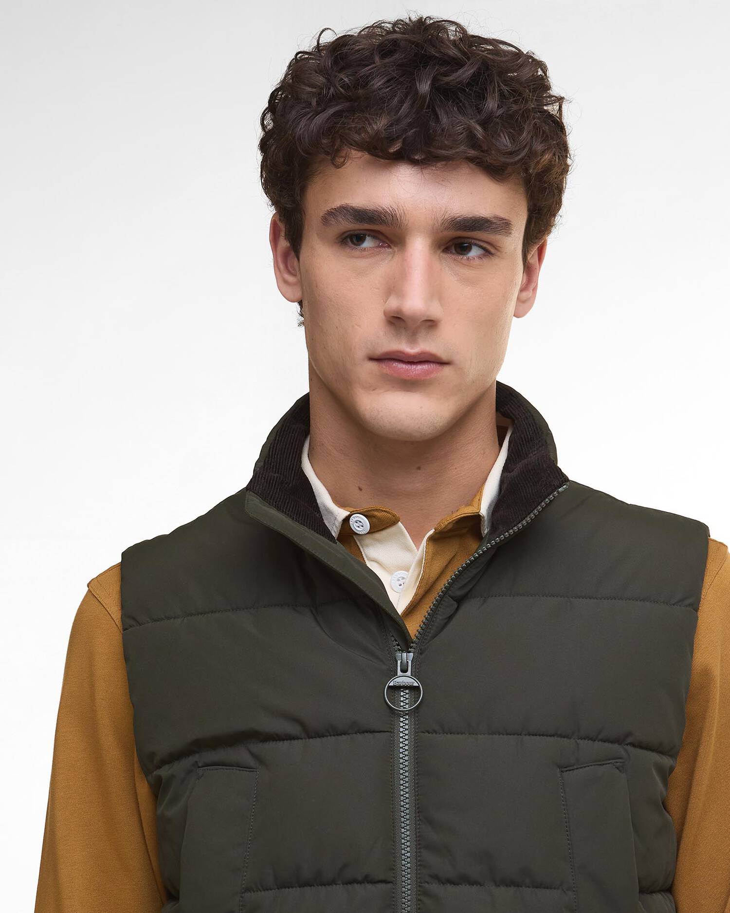 Barbour - Herre, Vest, Bedale Puffer- Olive