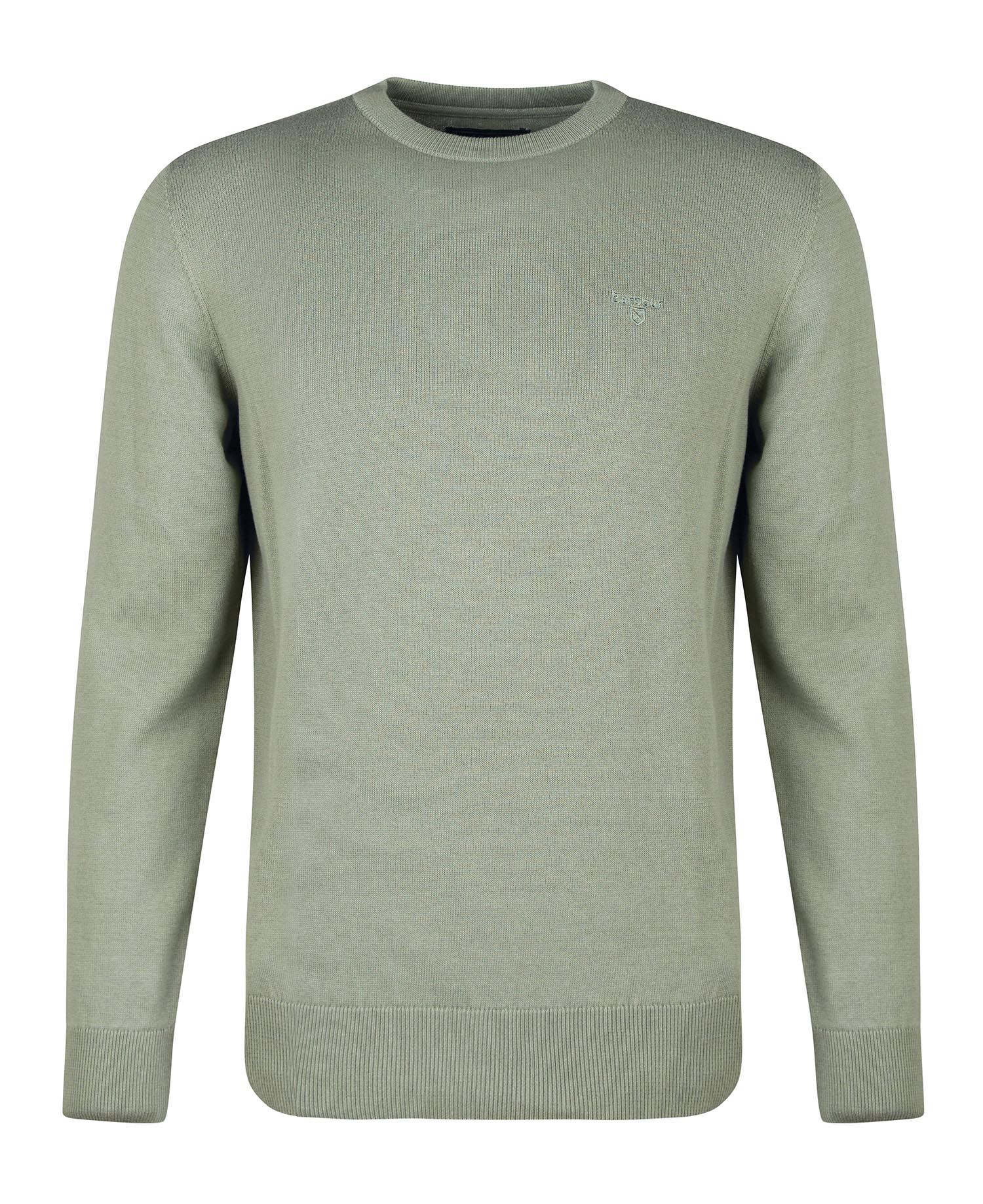 Barbour - Herre, Pullover, Pima Cotton Crew, Agave-green