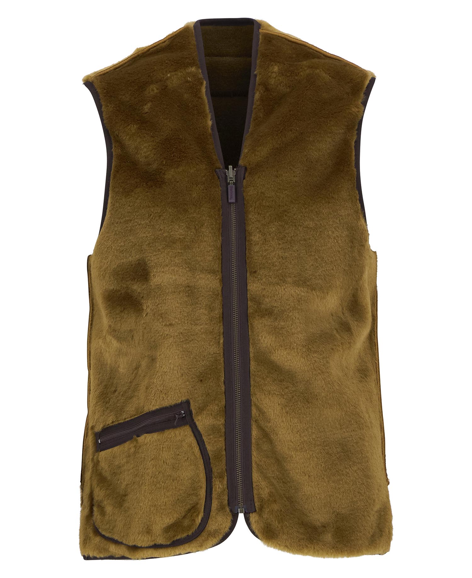 Barbour - Vest, herre, Warm Pile- Brown