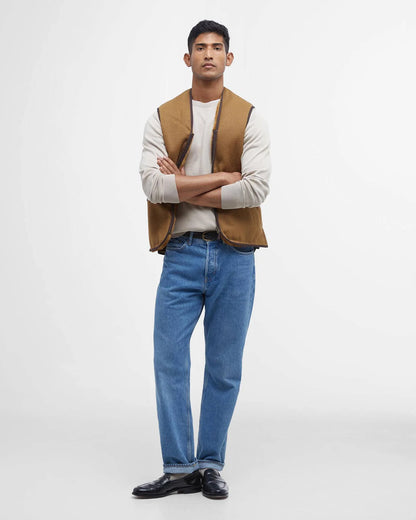 Barbour - Vest, herre, Warm Pile- Brown