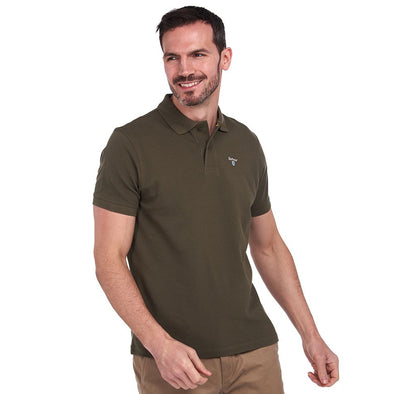 Barbour - Herre, Polo - Olive