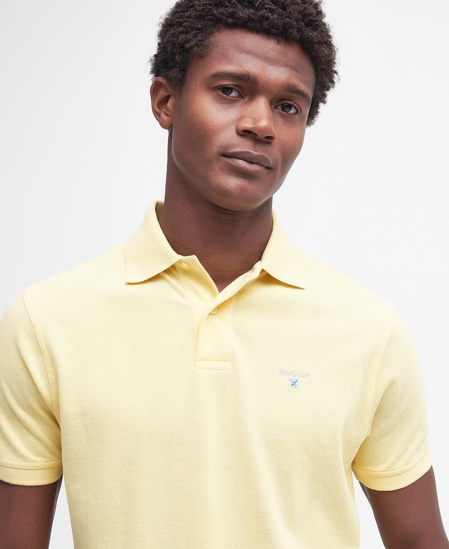 Barbour - Herre, Sports Polo - Heritage Lemon