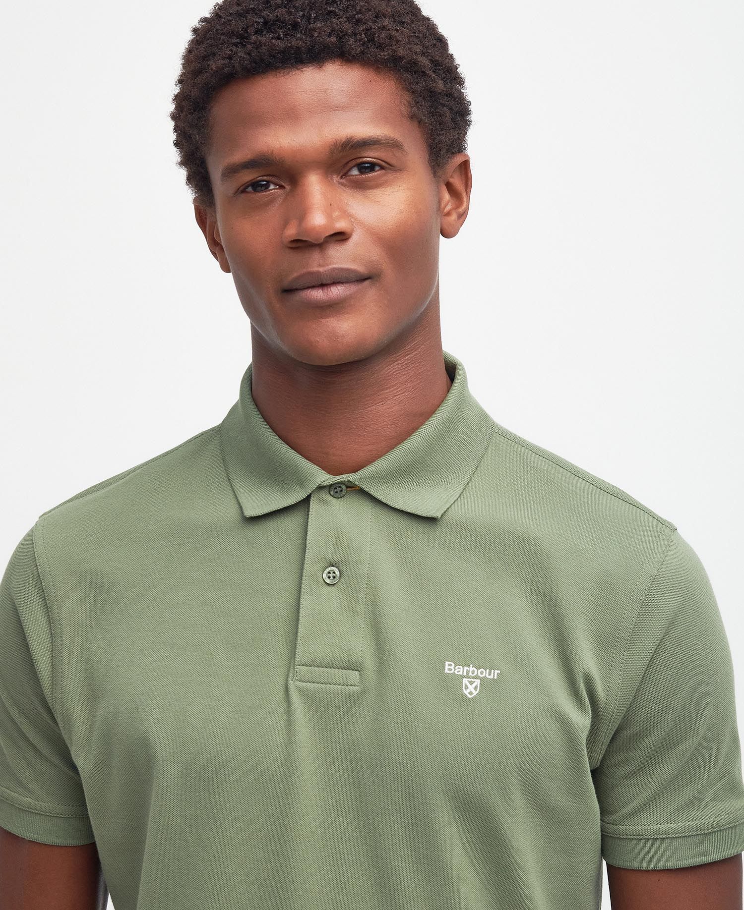 Barbour - Herre, Polo, Lightweight- Burnt Olive