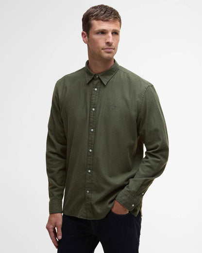 Barbour, Herre, Skjorte, Sealane- Olive