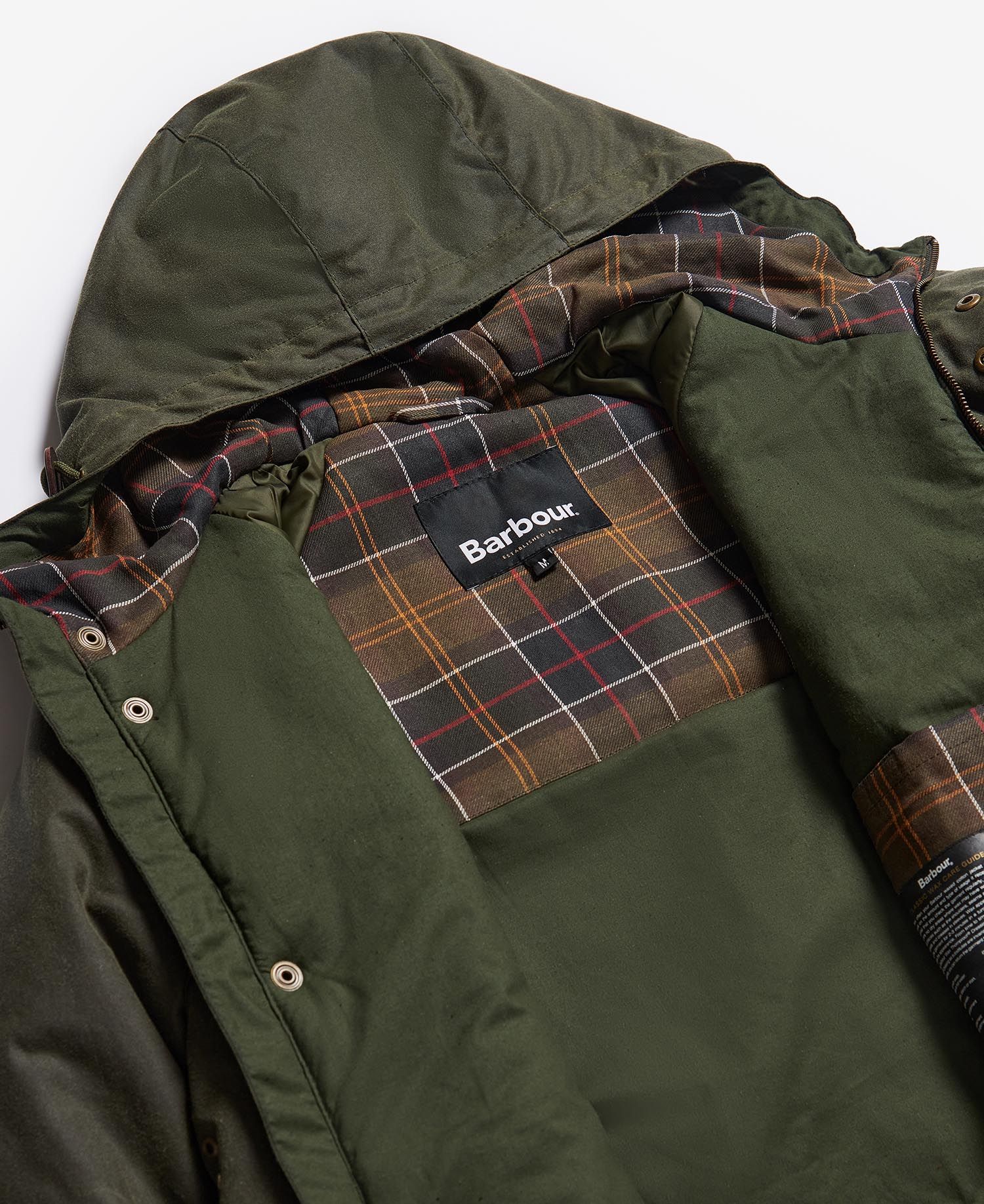 Barbour - Jakke, herre, Wax Parka, Army Green