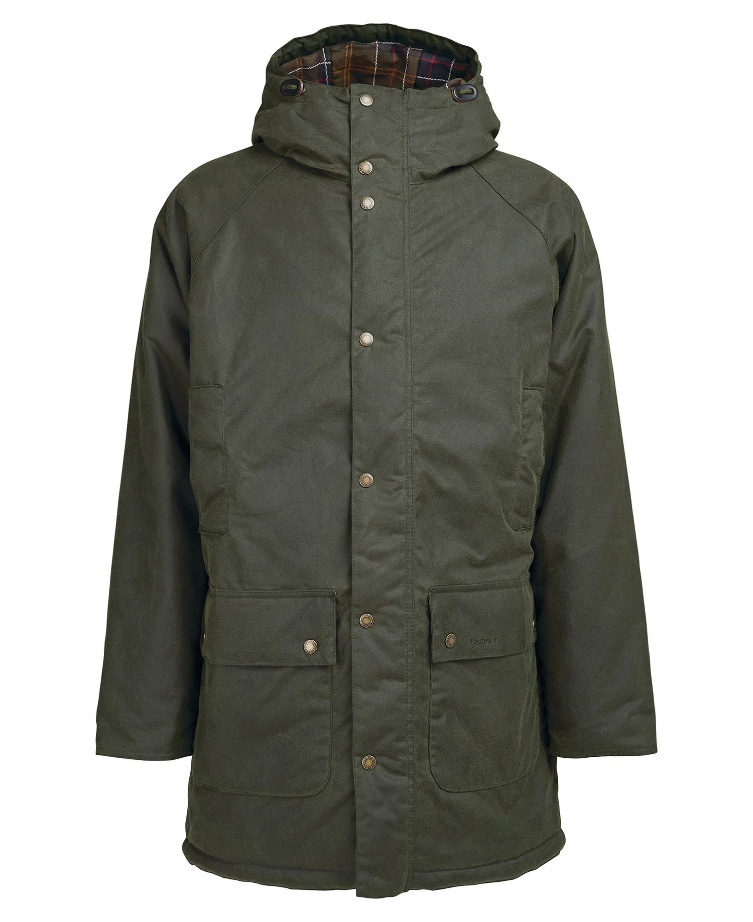 Barbour - Jakke, herre, Wax Parka, Army Green