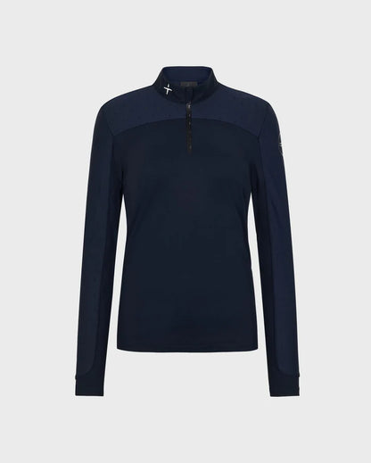 Trolle, T cut, long sleeve, polo, Tech- Navy