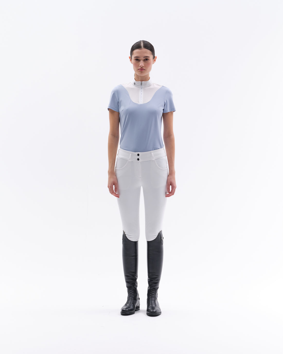 Trolle, Stævnebluse, Center line mesh- Astro Blue