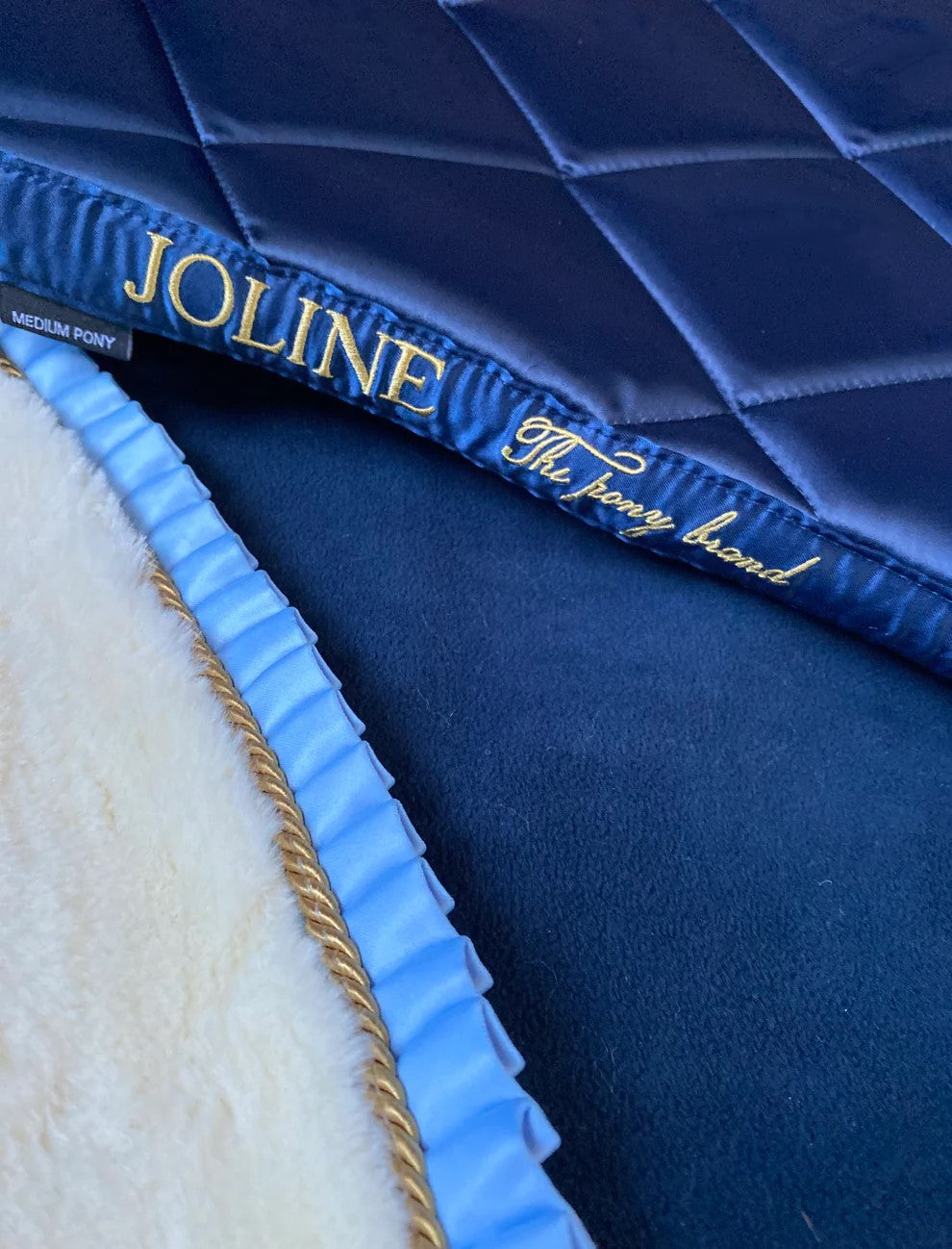 Joline -  Sadelunderlag, blue