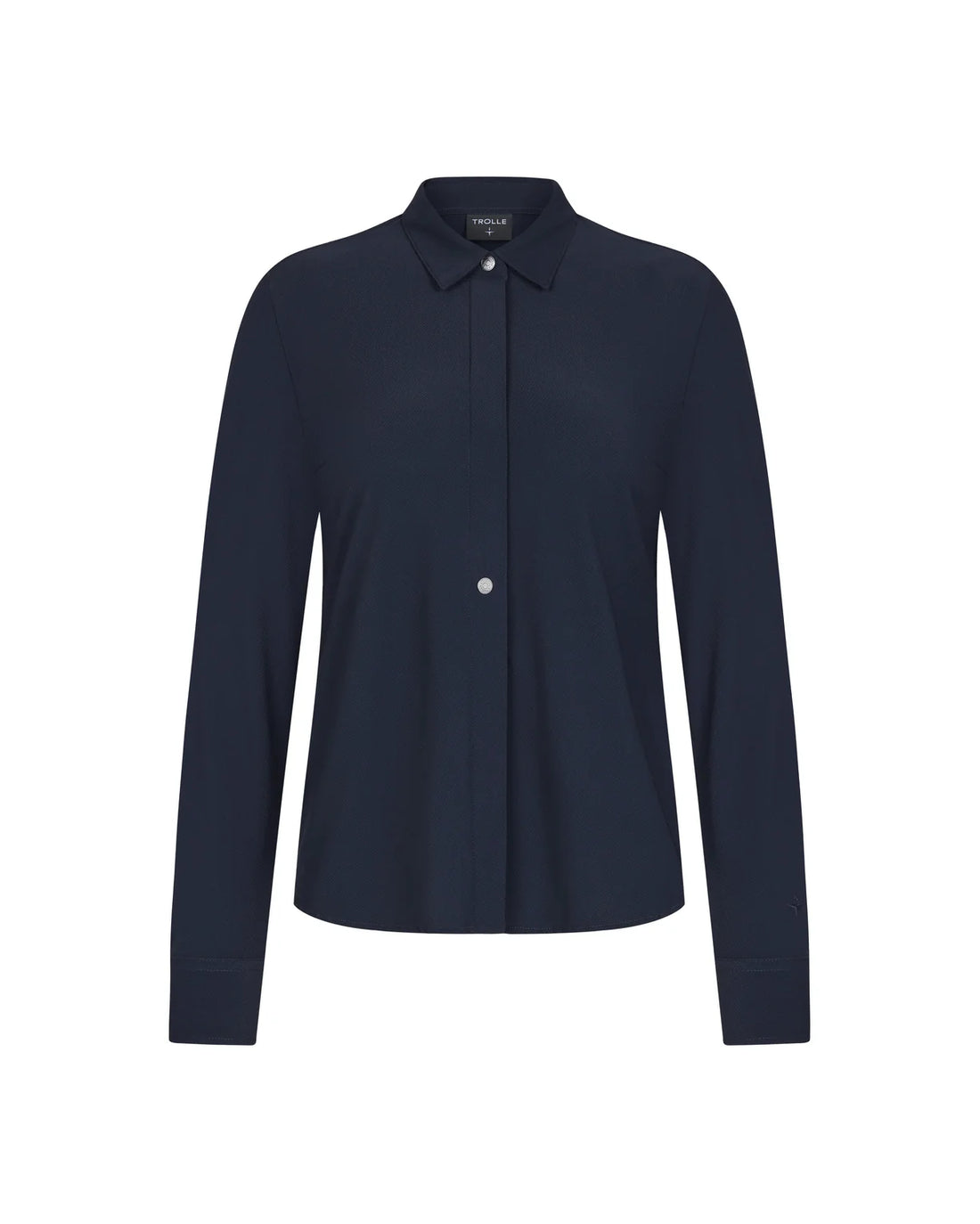 Trolle, Piquet bluse, Dame- Navy