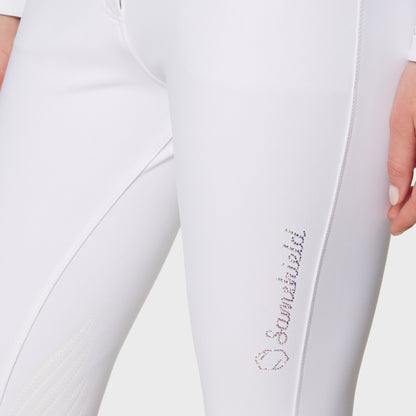 Samshield - Ridebukser, Clara Premium, Knægrib, Hvid