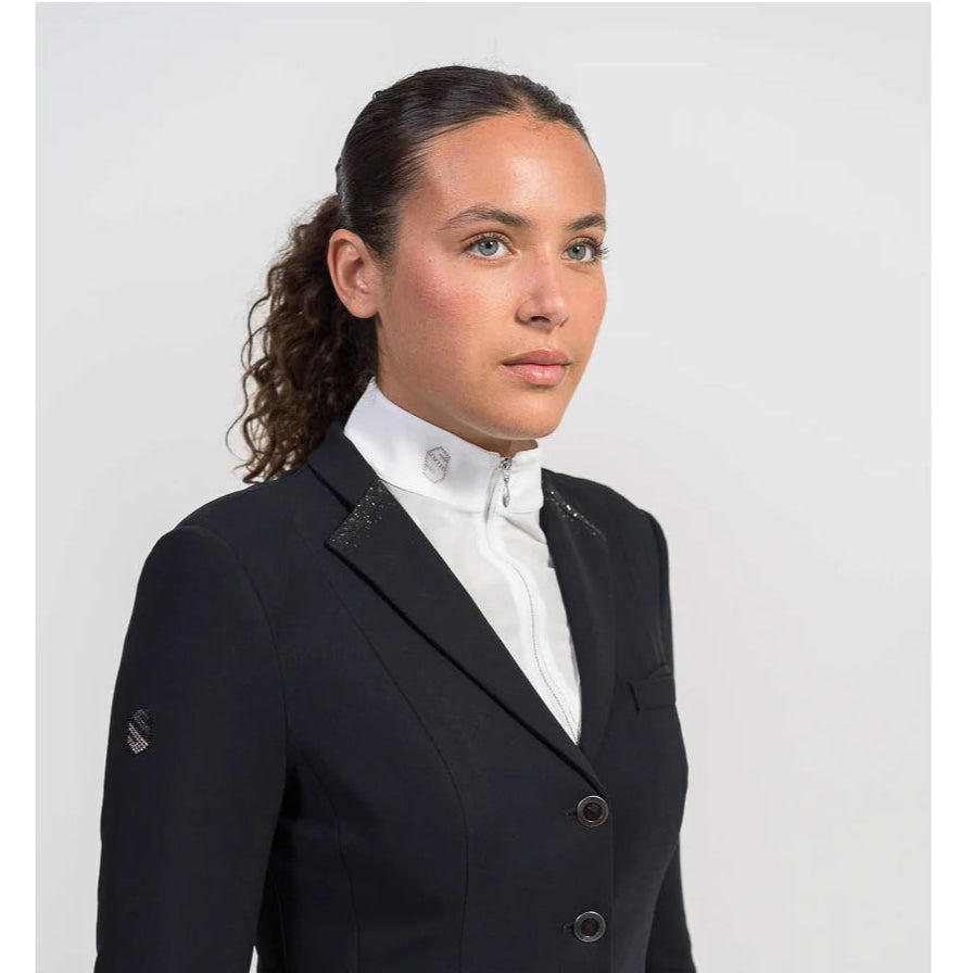 Samshield - Stævnejakke, Victorine, Crystal Intarsia, Black TT