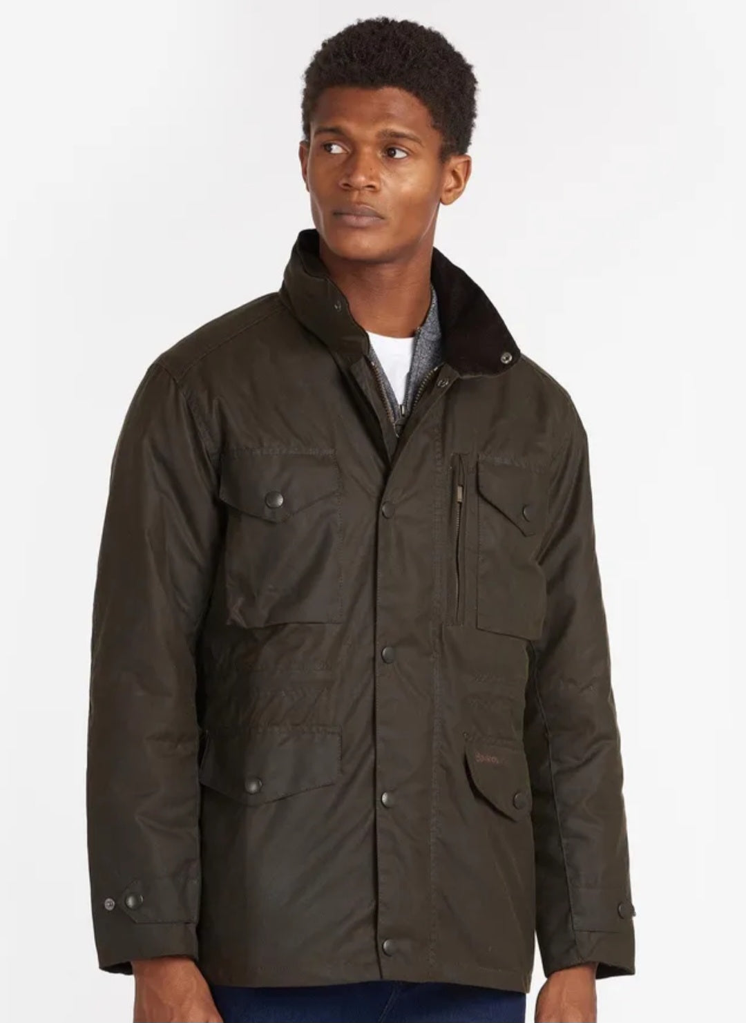 Barbour - Herre voks jakke, Sapper Wax  - Olive/Classic