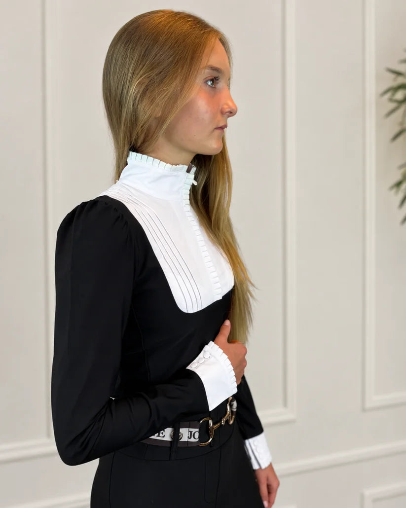 Joline, Showshirt, Langærmet, Josephine- Black