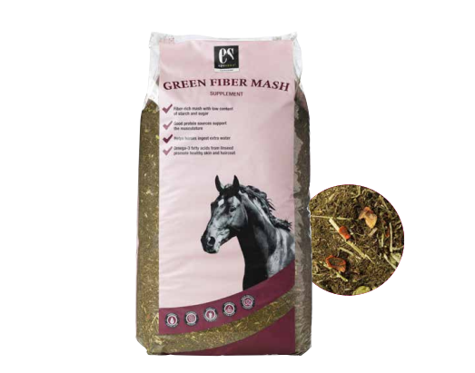 Equsana - Mash, Nøjsom, Green Fiber Mash - 15 kg