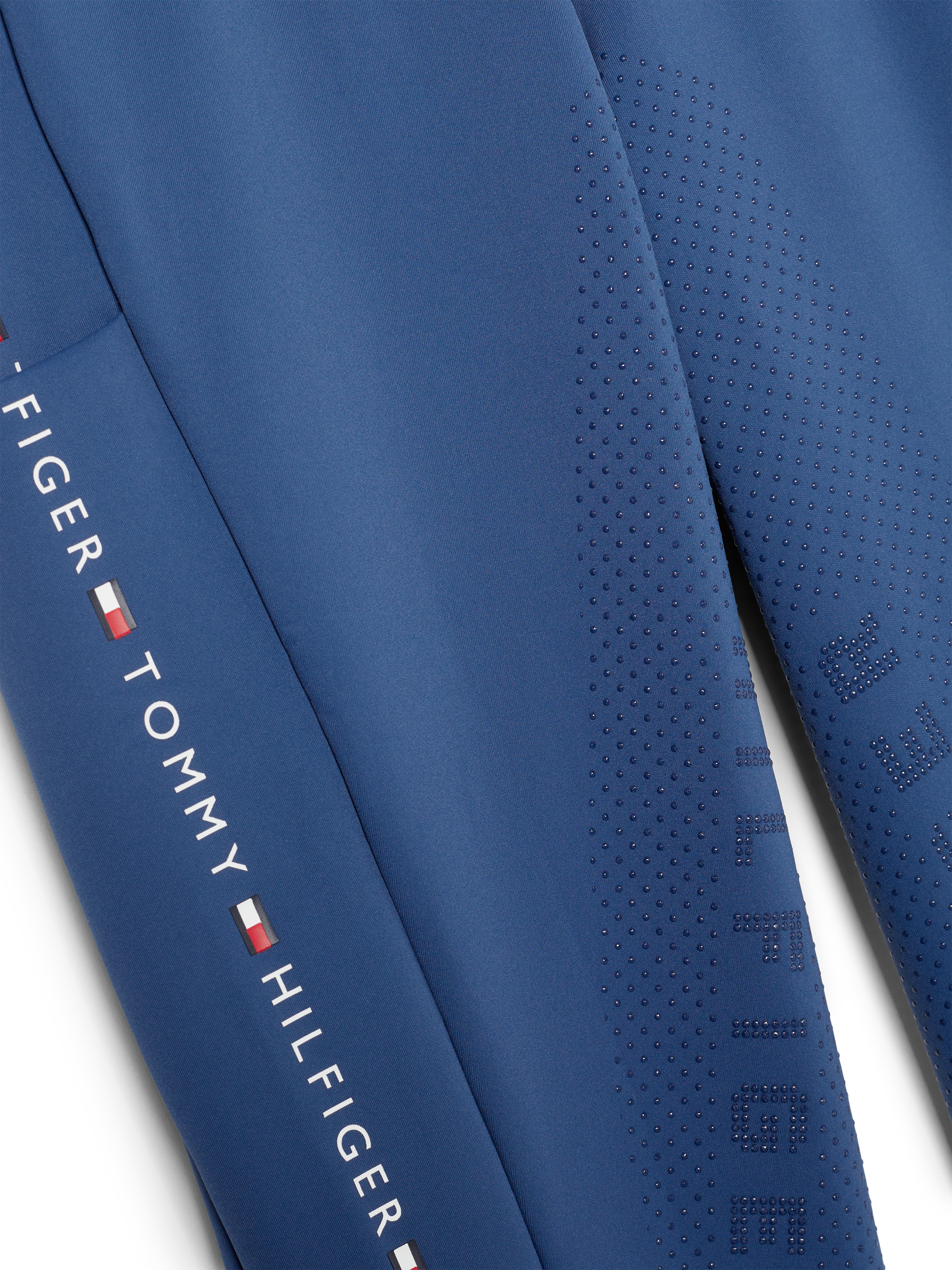 Tommy Hilfiger - Dame, leggings, Rome, full grip, lyseblå