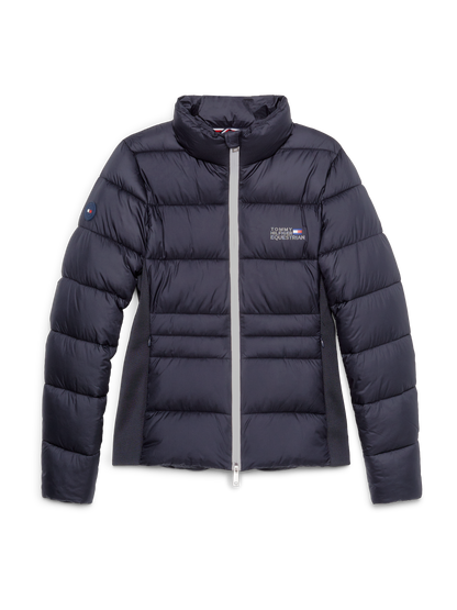 Tommy Hilfiger - Dame dunjakke, puff jacket, kort, blå