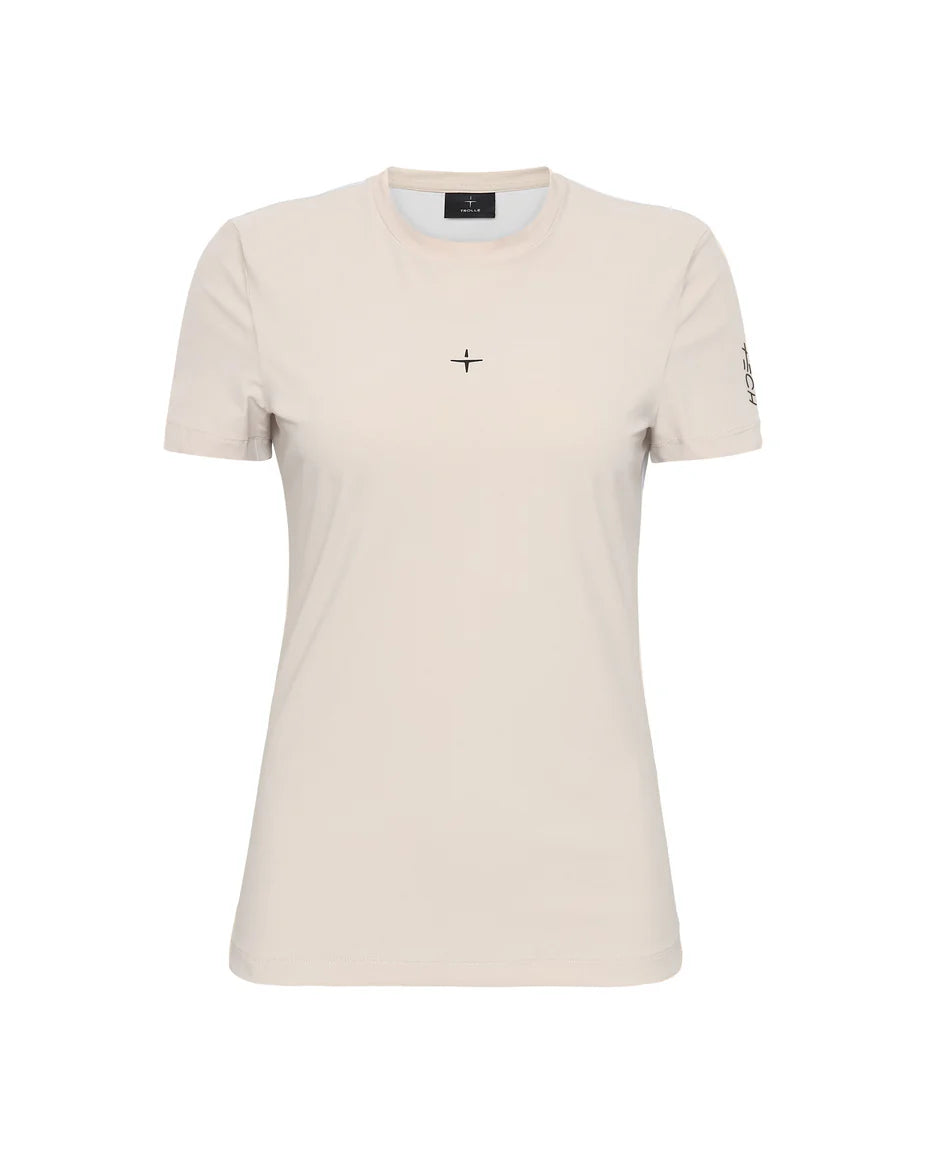Trolle, Athl t-shirt Balance, Dame - Sand