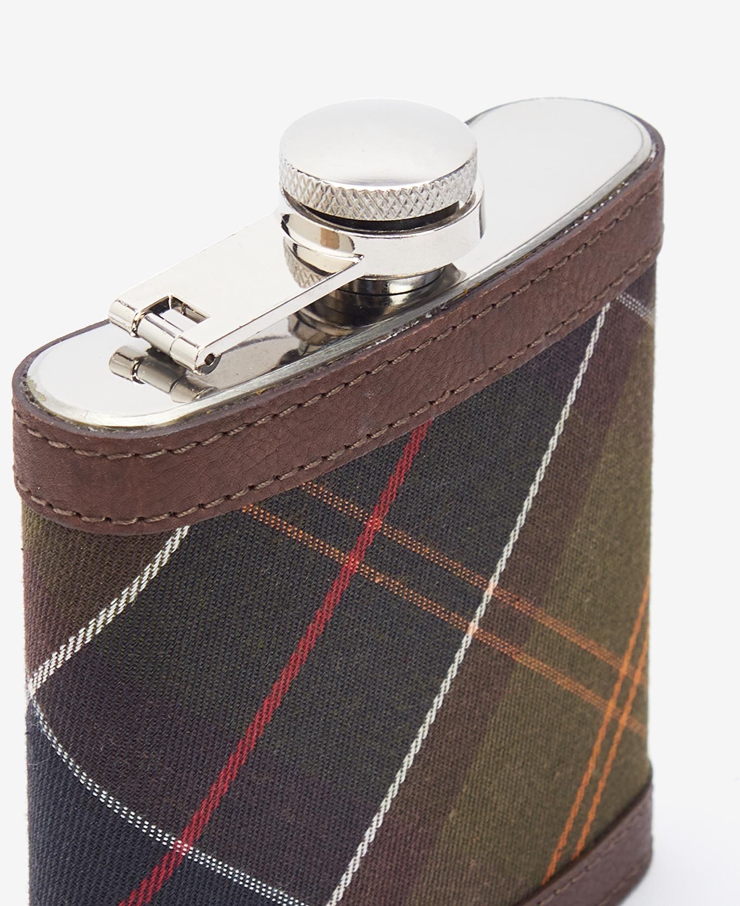 Barbour - Hip Flask - Dark Brown