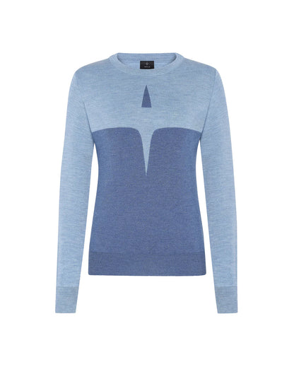 Trolle, Extra fine wool sweater, Dame - Blue Frog