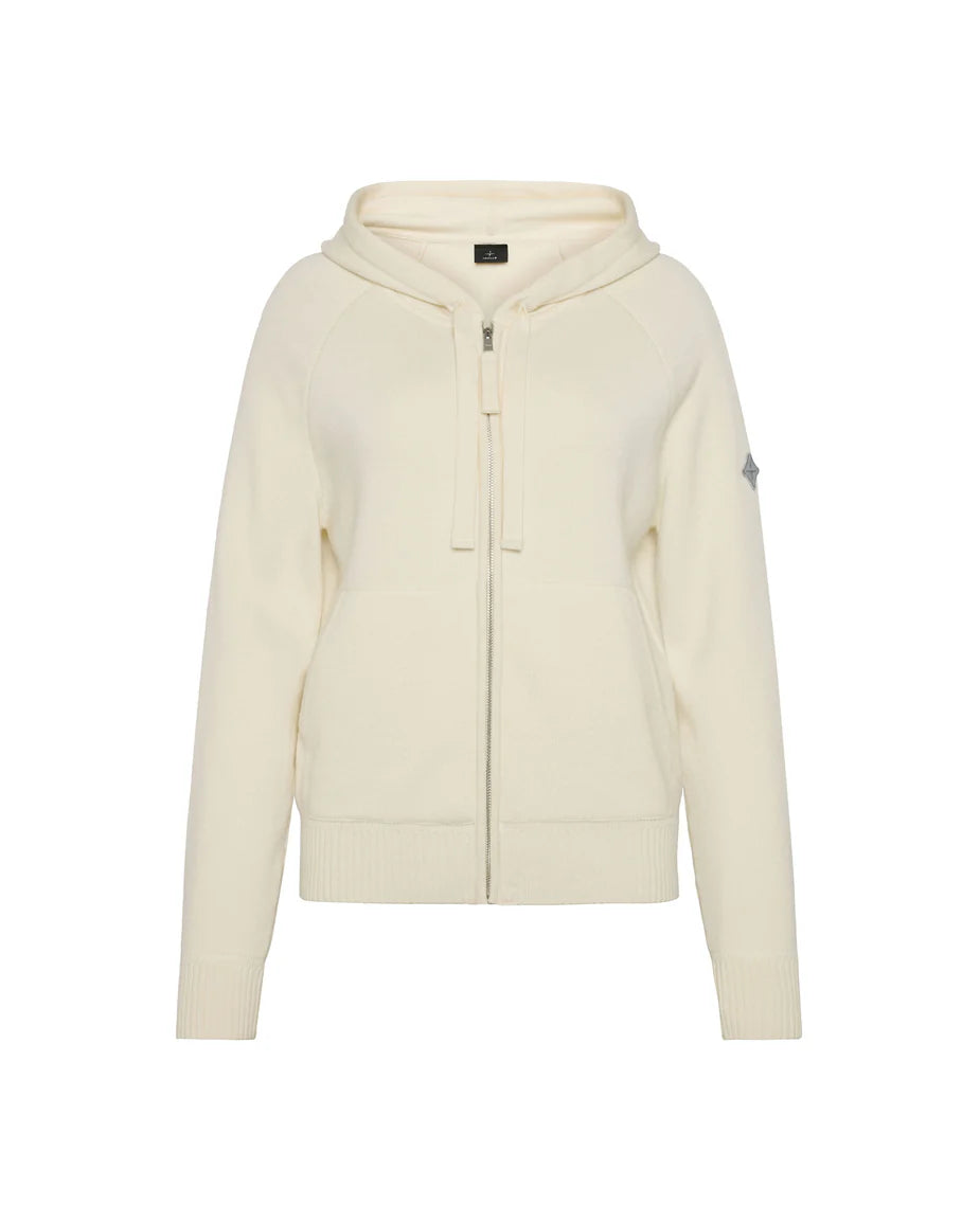 Trolle, Loose fit Zip hoodie, Dame - Off white