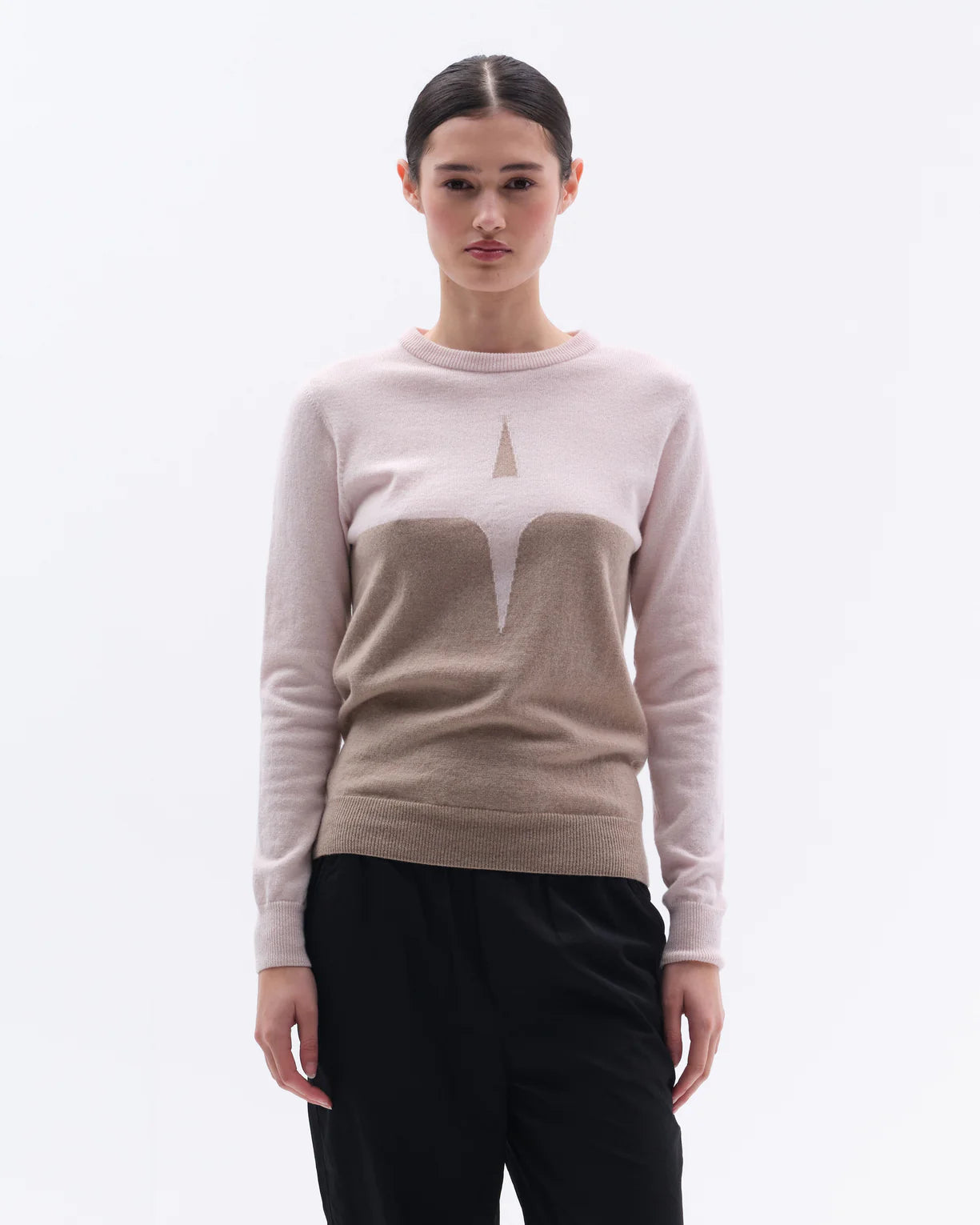 Trolle, Sweater, Cashmere &amp; Wool- Rosa/Sand