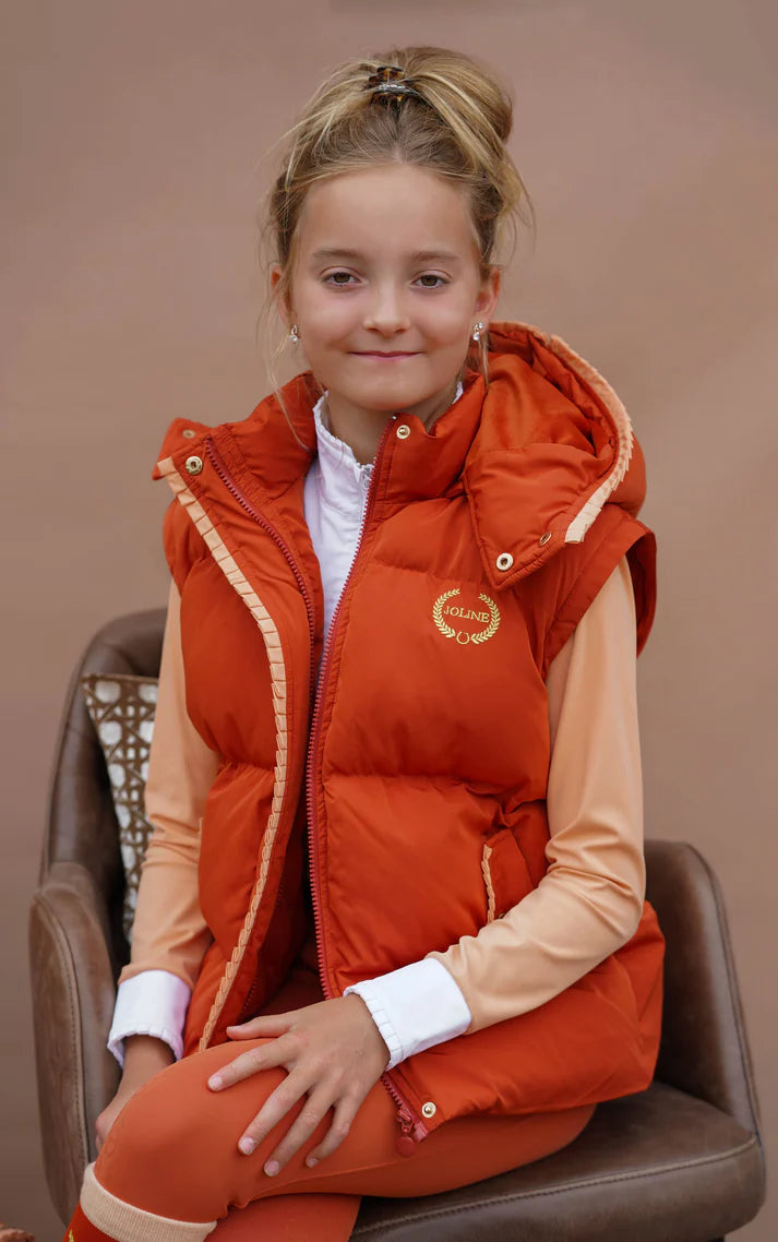 Joline - Vinter jakke/vest - Royal Orange