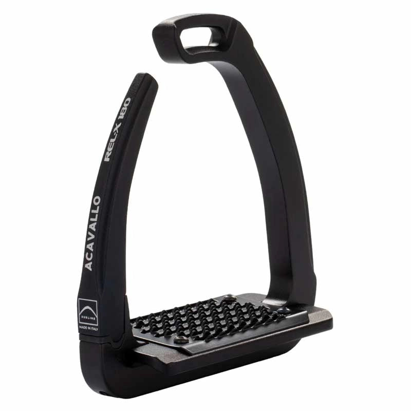 Acavallo - Stigbøjler, Rel- X easy, Silicon- Black