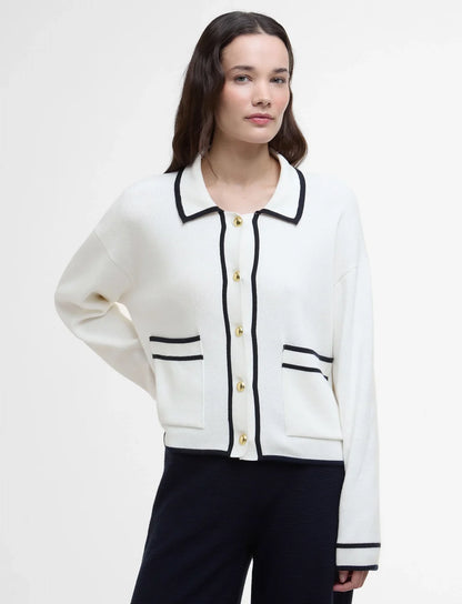 Barbour - Dame, Strik Cardigan, Jasmine - Cloud