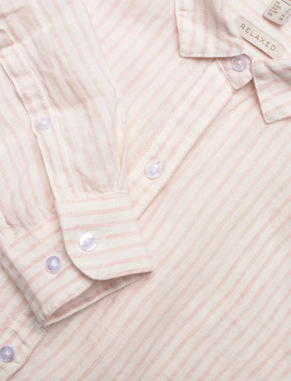 Barbour - Dame, Skjorte, Marine  - Primrose Pink