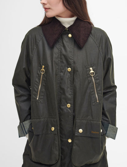 Barbour - Jakke - Dame - Ebberston Wax - Archive Olive/Ancient