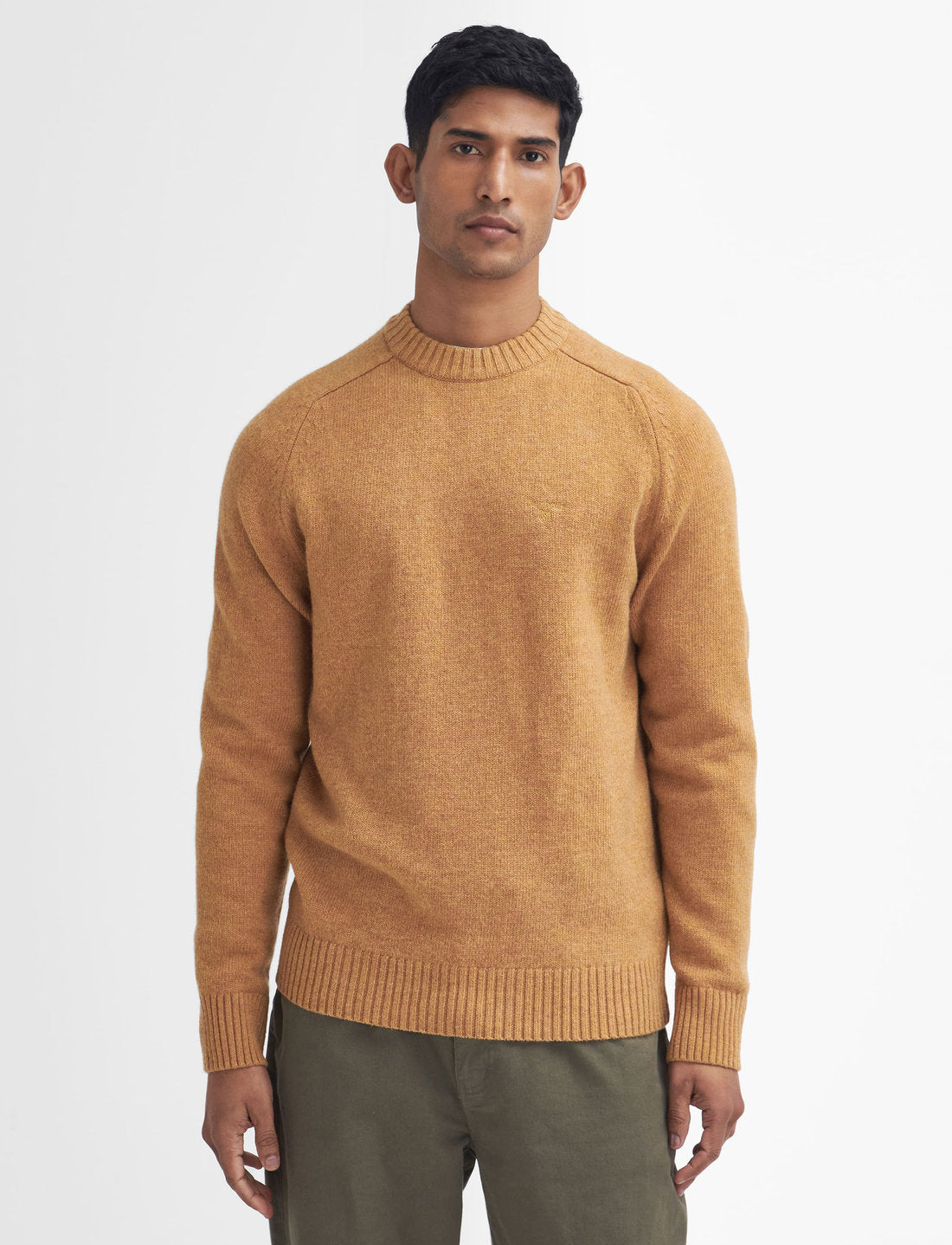 Barbour- Herre, Sweater- Grangetown - HARVEST GOLD