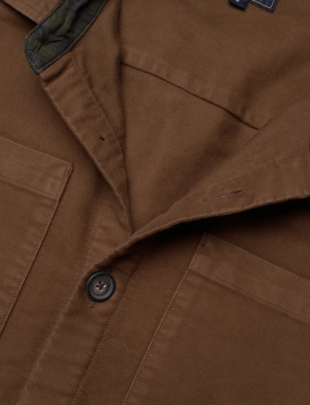Barbour, Herre, Moleskin Overshirt- Dark Sand
