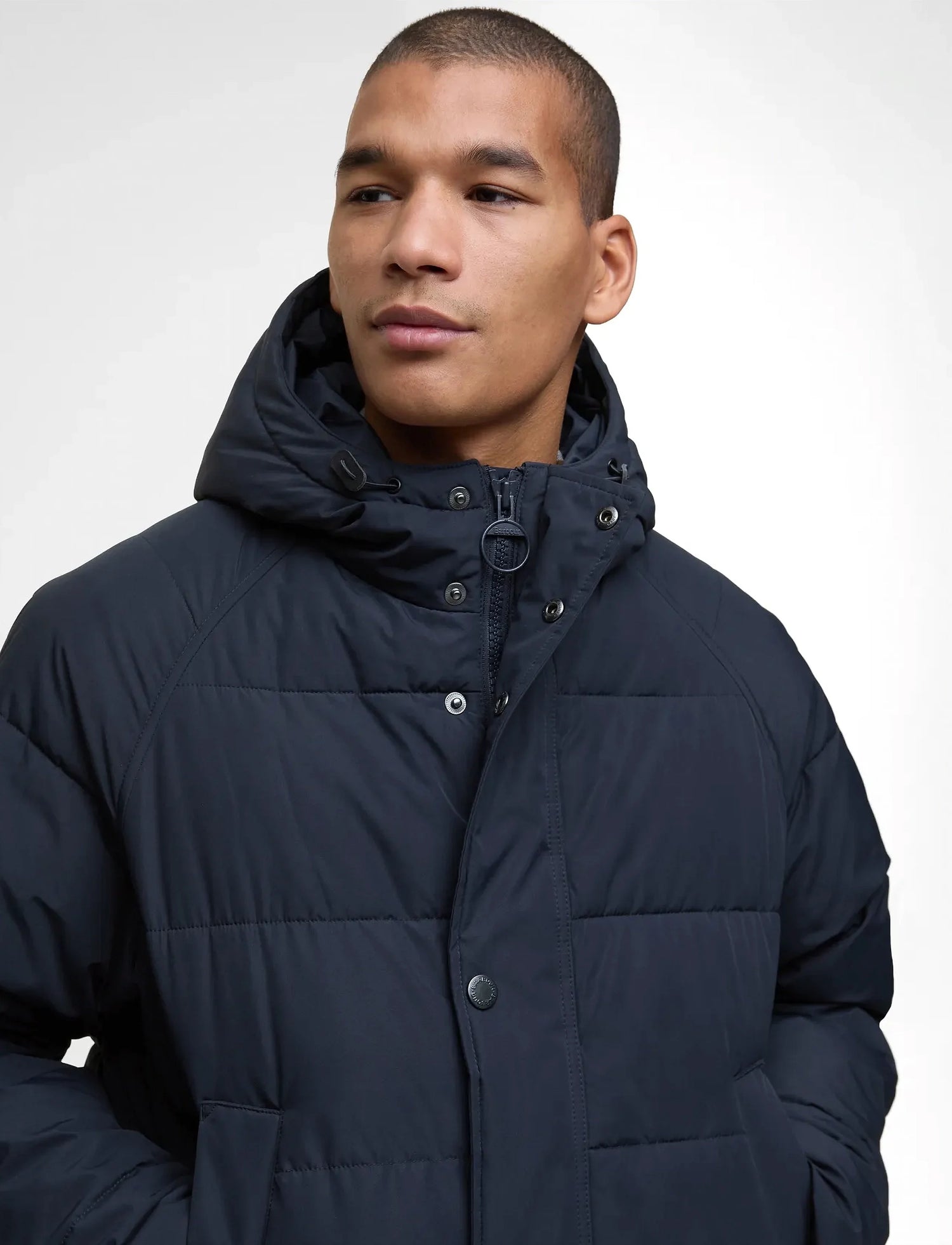 Barbour, Jakke, Herre, Hodded- Navy