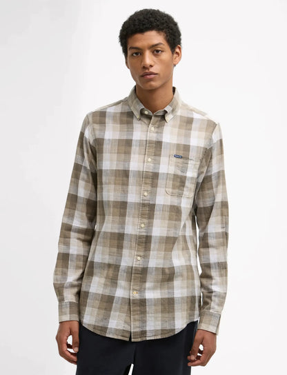 Barbour - Herre, Skjorte, Hillroad, Stone