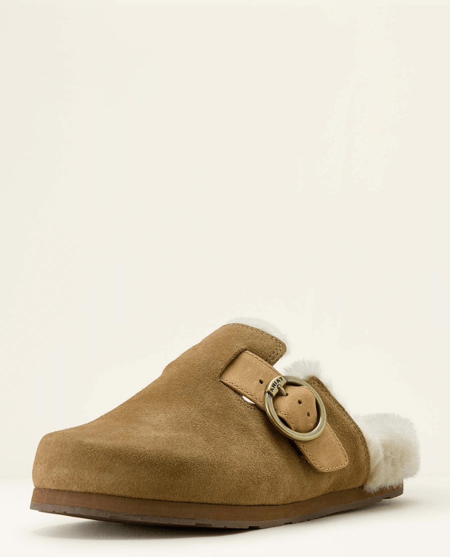Ariat - Dame, Country Mule Sherpa - Ranch Brown Suede