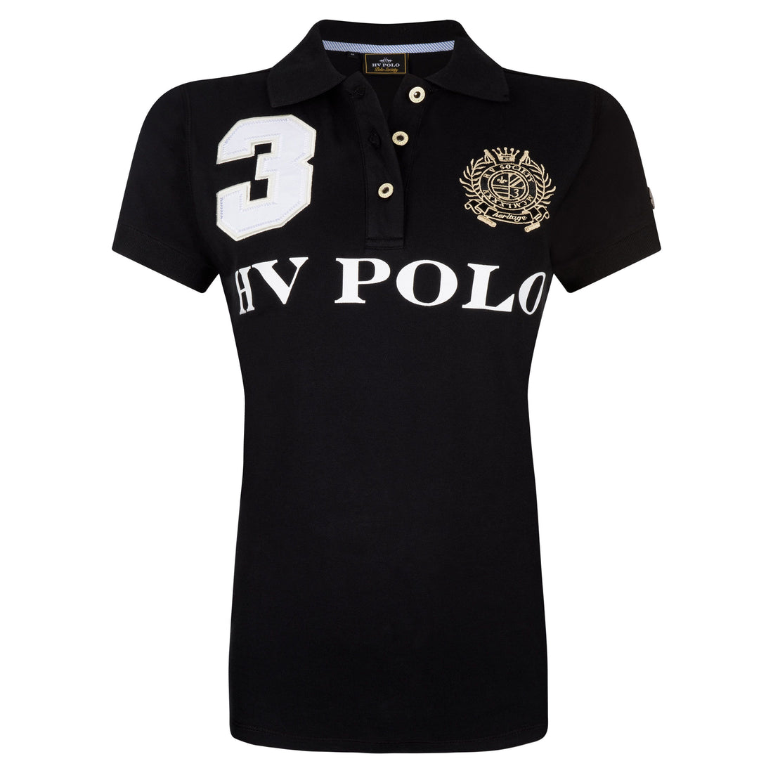 Hv Polo - Polo shirt, Dame, Favouritas EQ - Black