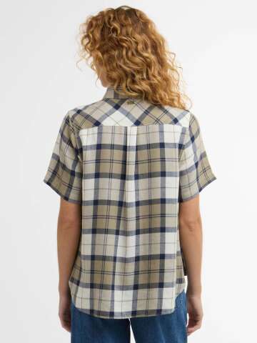 Barbour, t Shirt, Fern- Dress Navy Tartan