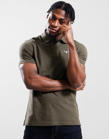 Barbour - Herre, Polo - Olive/Classic