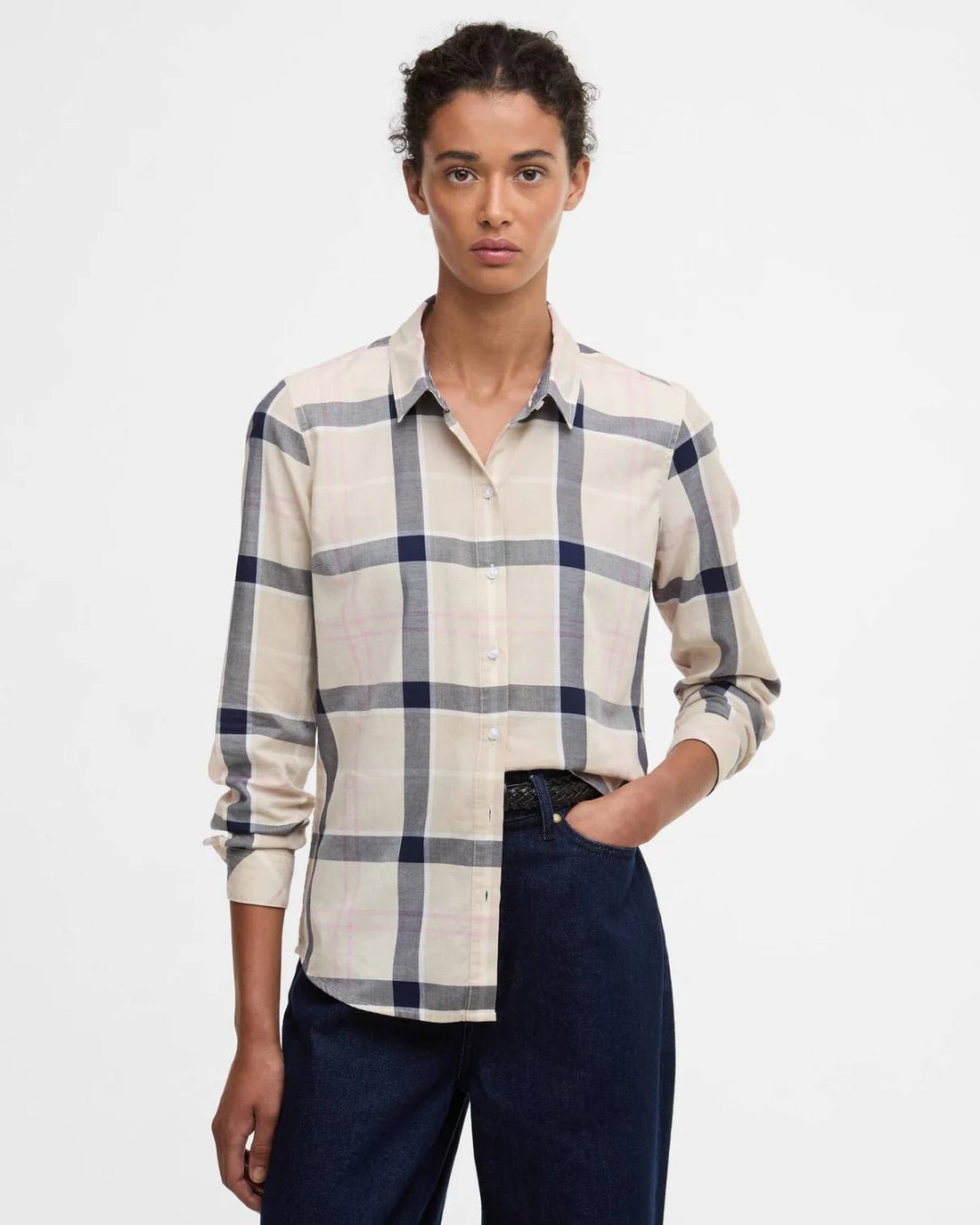Barbour, Skjorte, Bredon check- Cherry blossom tartan