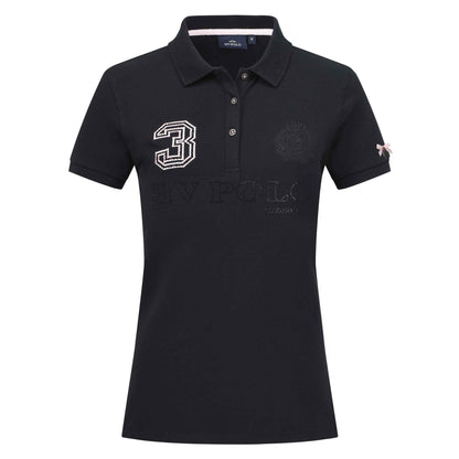 Hv Polo - Polo shirt, Dame, Favouritas Luxury - Black-Rose