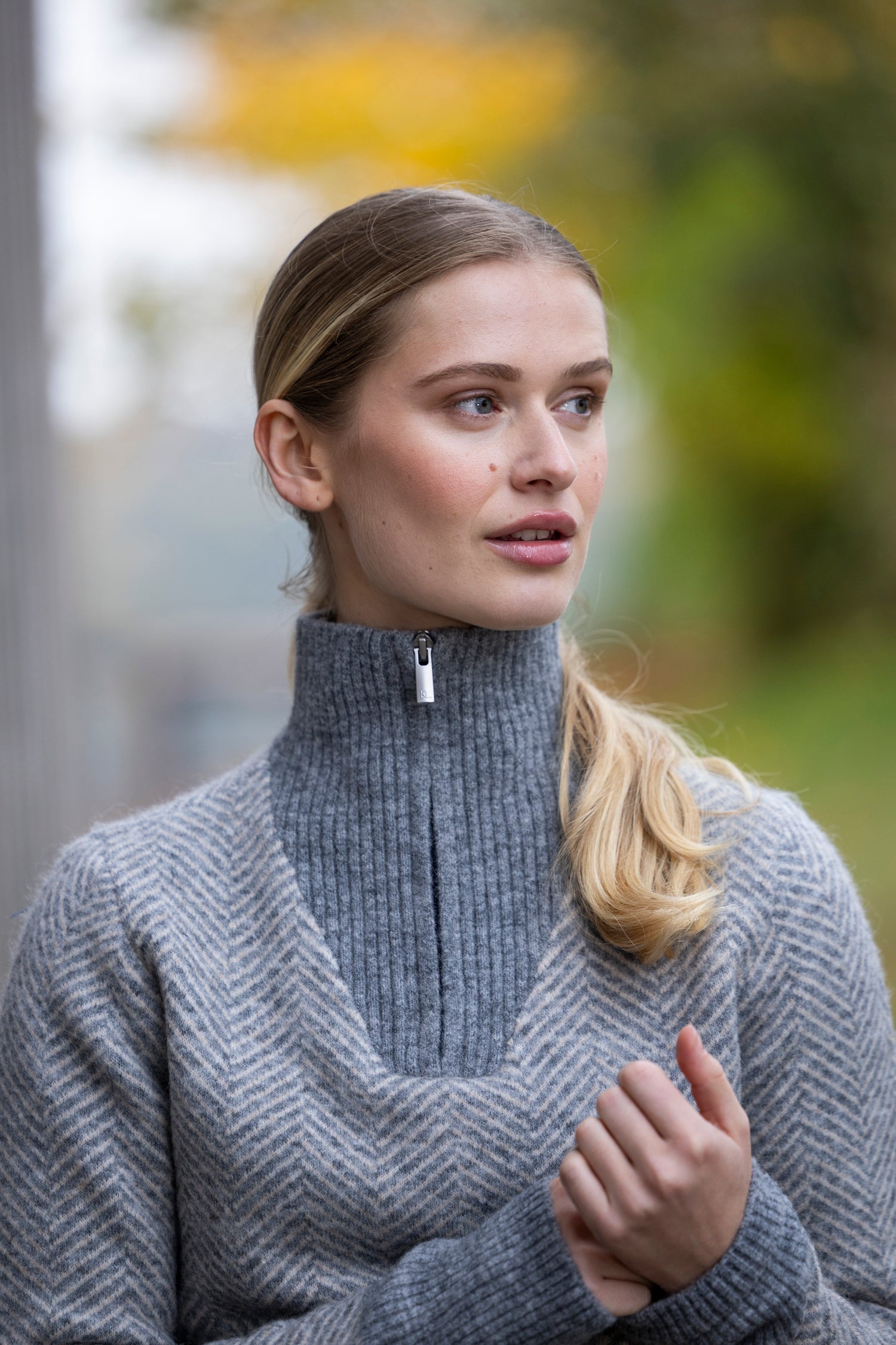 Kingsland, Strik, Audrey- Light Grey Melange