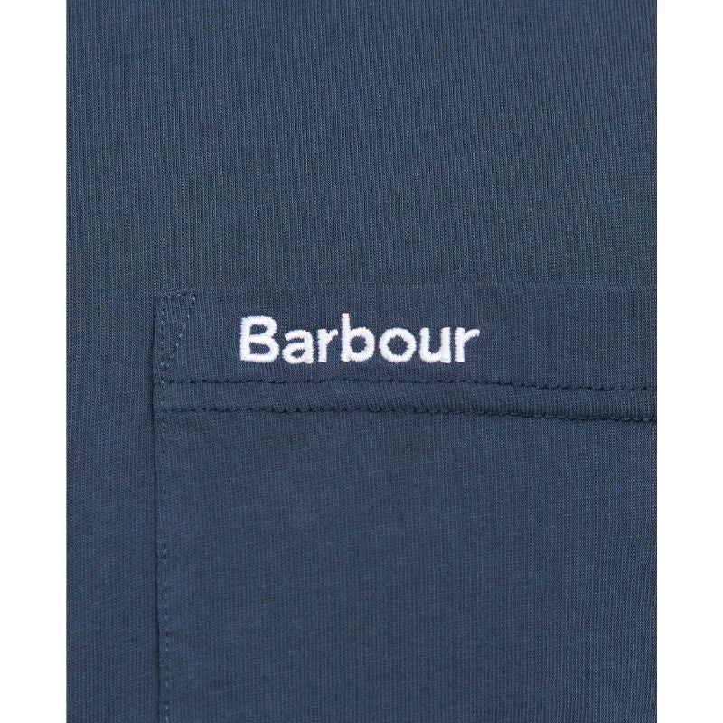 Barbour, T shirt, Herre, Langdon- Dusk Blue